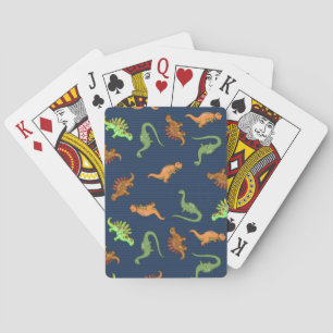 Cute Dinosaurs Pattern Playing Cards