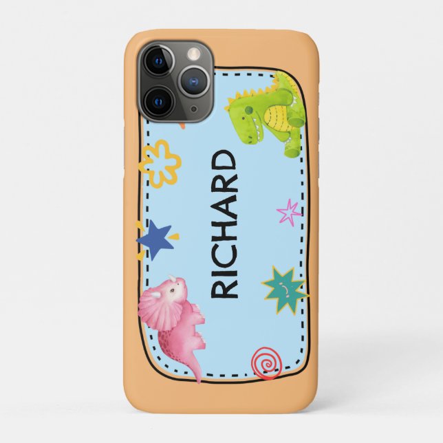 Cute Dinosaurs Personalized Case-Mate iPhone Case (Back)