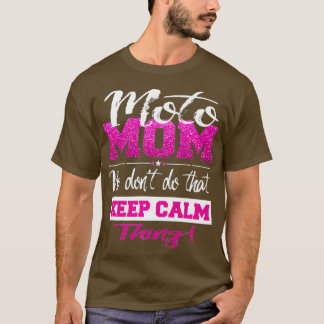 Cute Dirt Bike Moto Mom Motocross Mothers Gift T-Shirt