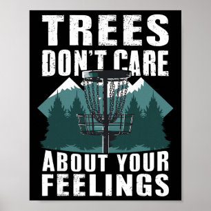 Cute Disc Golf Design Disc Golf Player Poster