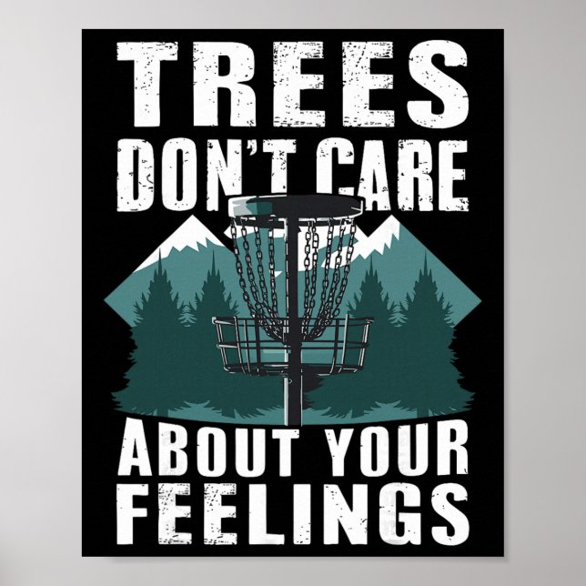 Cute Disc Golf Design Disc Golf Player  Poster (Front)