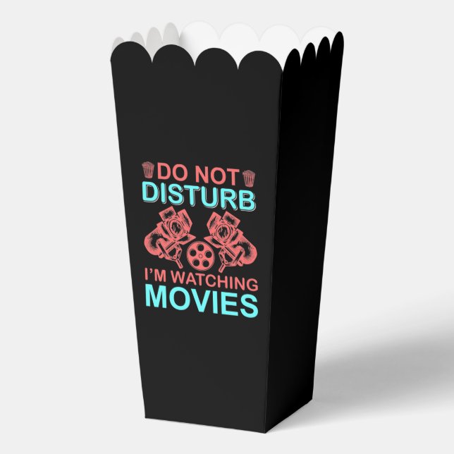 Cute disturb movie word art favor box (Front)