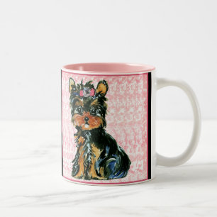 " Cute Diva Poo Mug" Two-Tone Coffee Mug