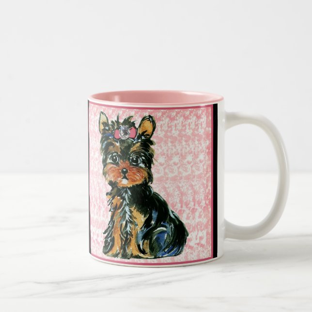 " Cute Diva Poo Mug" Two-Tone Coffee Mug (Right)