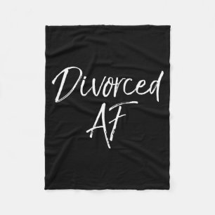 Cute Divorce Gift For Women Funny Divorcee Idea Di Fleece Blanket