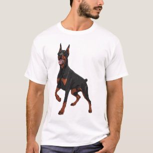 Cute Doberman Dog Lover Design for Doberman Owners T-Shirt