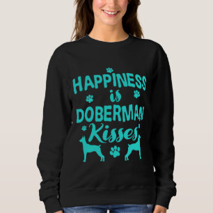 Cute Doberman Kisses Doberman Pinscher Sweatshirt