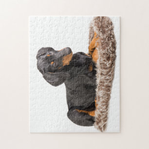 cute doberman pinscher puppy jigsaw puzzle