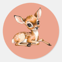 Cute Doe Chilling Out, Deer Lover Gift,