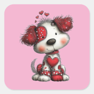 Cute Dog 3 Inch Sticker – Adorable Kawaii Design