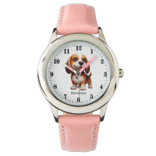 Cute Dog add name Watch