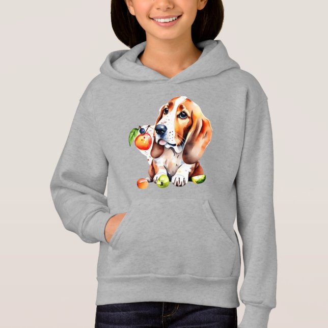 Cute dog and fruits (Front)