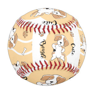 Cute Dog Beagle Baseball