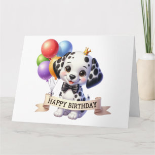 Cute  Dog Birthday Card
