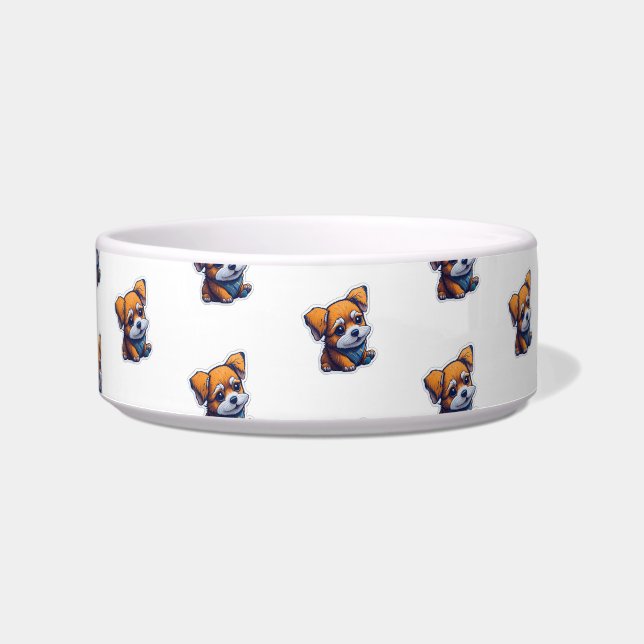 cute dog bowl (Front)