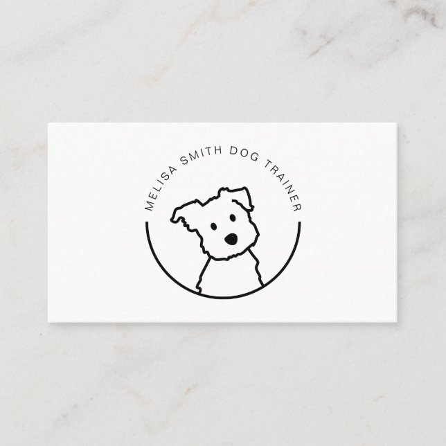 Cute Dog Business Card (Front)