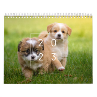 Cute Dog Calendar 2023