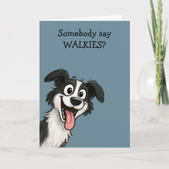 Cute Dog  Card (Front)