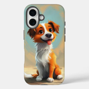 Cute Dog iPhone 16 Case