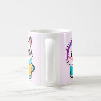 Cute dog cat mug