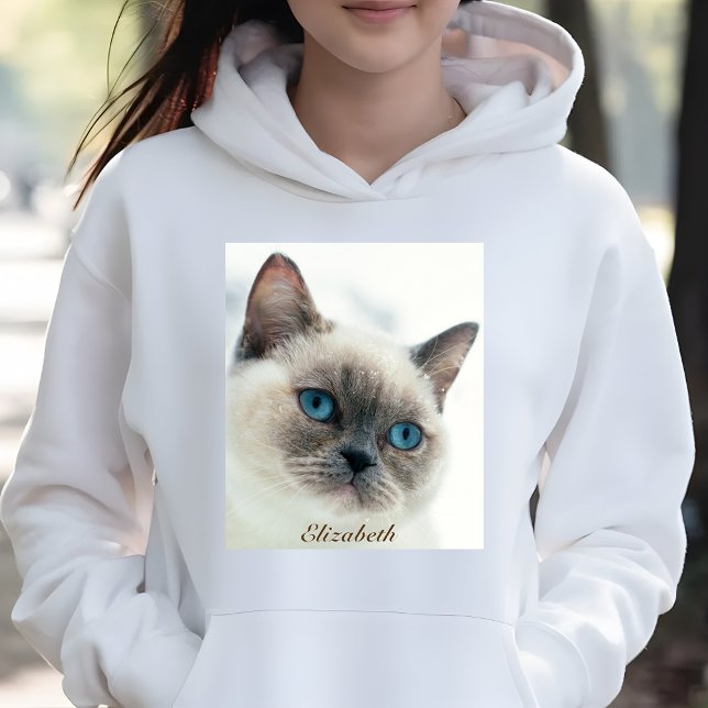 Cute Dog Cat & Pet Photo Personalized Hoodie (Creator Uploaded)