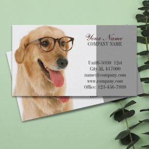 Cute dog cat pet sitter animal sitter pet groomer business card
