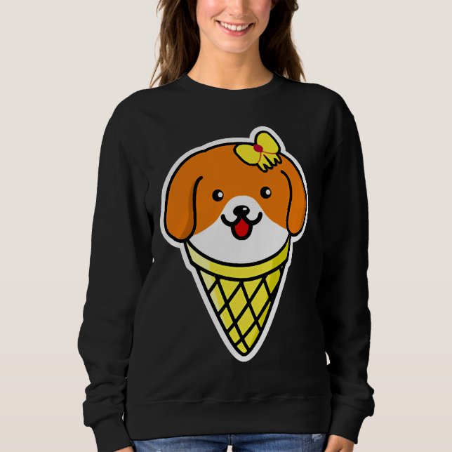 Cute Dog Corgi Pet Sweatshirt (Front)