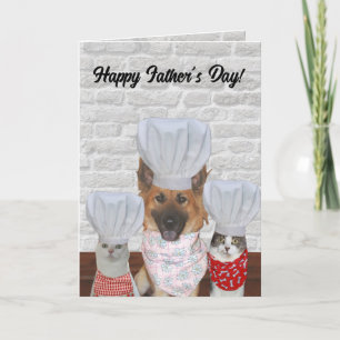 Cute Dog Customizable Father's Day Card