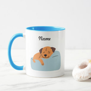 Cute Dog Customizable-Name Mug