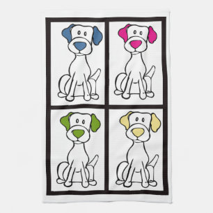 Cute Dog Dishtowel - Labrador Kitchen Towel