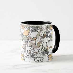 Cute Dog Doodle  Mug