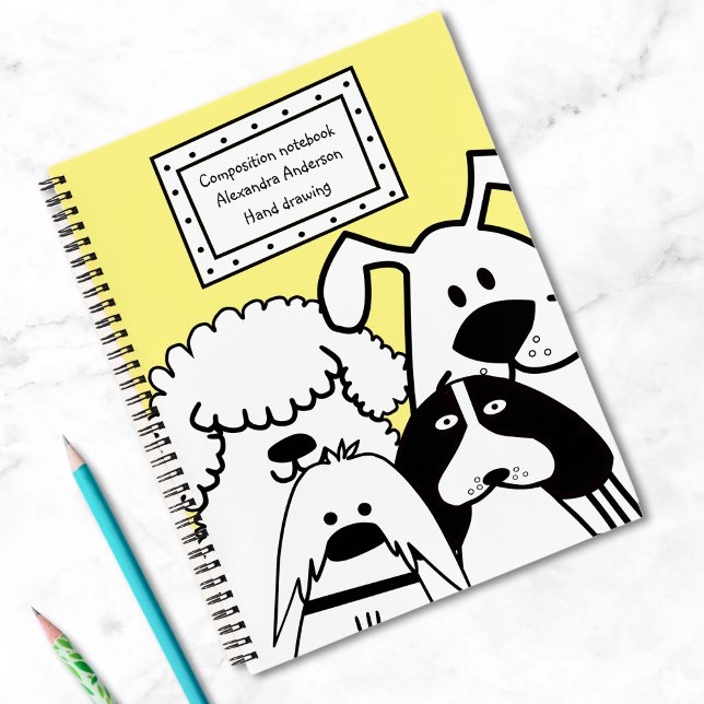 Cute Dog Doodle Notebook (Creator Uploaded)