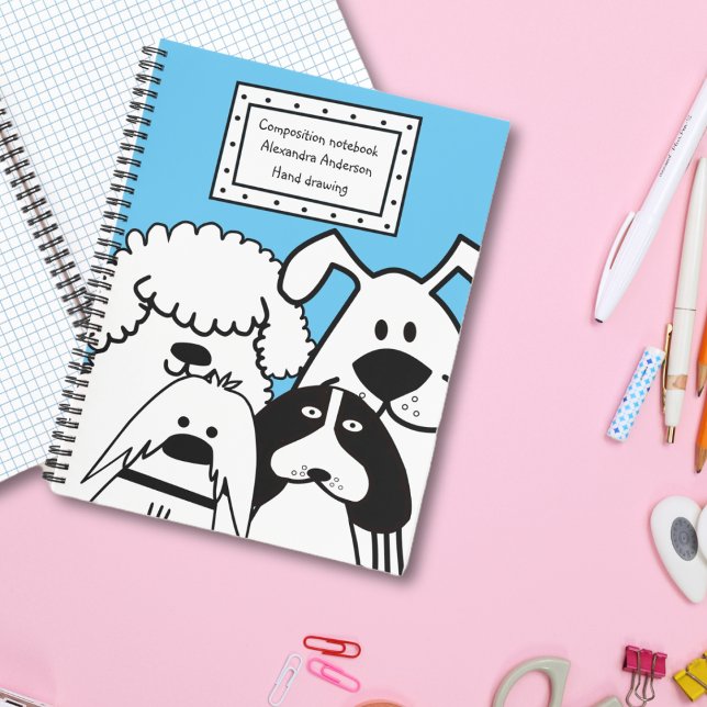 Cute Dog Doodle Notebook (Creator Uploaded)