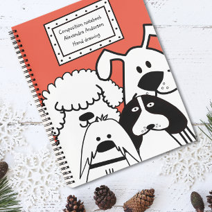 Cute Dog Doodle Notebook