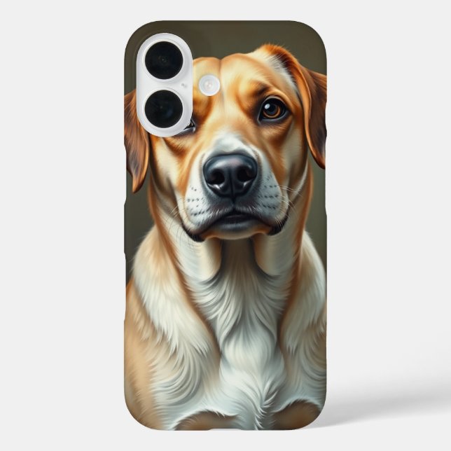 Cute dog fine art Modern illustration Pet Case-Mate iPhone Case (Back)