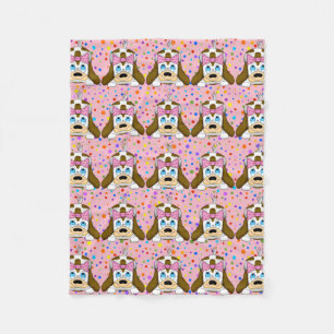 Cute Dog Fleece Blanket