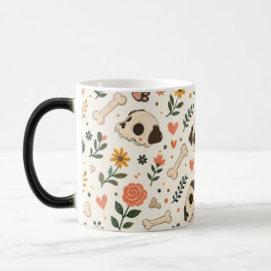 Cute Dog Folk Art Whimsical Hand Drawn Dog Design Magic Mug