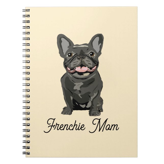 Cute dog, French bulldog Notebook (Front)