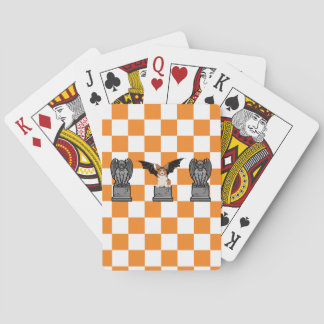 Cute Dog Halloween: Corgi Gargoyle  Playing Cards