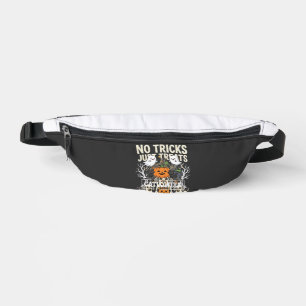 Cute Dog Halloween No Tricks Just Treats_1 Fanny Pack