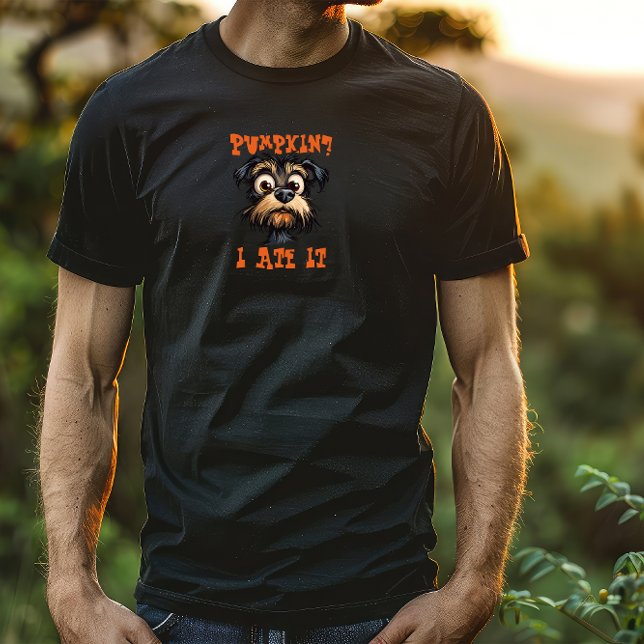 Cute dog halloween orange ironic T-Shirt (Creator Uploaded)