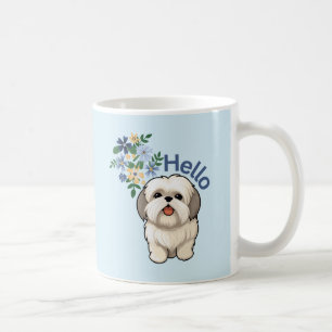 Cute Dog Hello Mug