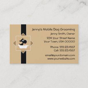 Cute Dog in Bathtub Pet Dog Groomer Appointment  