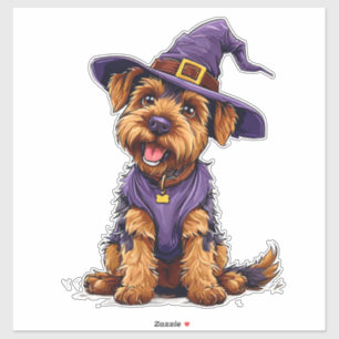 Cute Dog In Halloween Costume Spooky Puppy