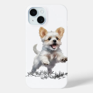 “Cute Dog iPhone 15 Case – Stylish Phone Case for