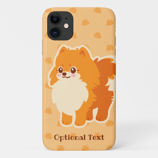 Cute Dog Kawaii Pomeranian Case-Mate iPhone Case (Back)