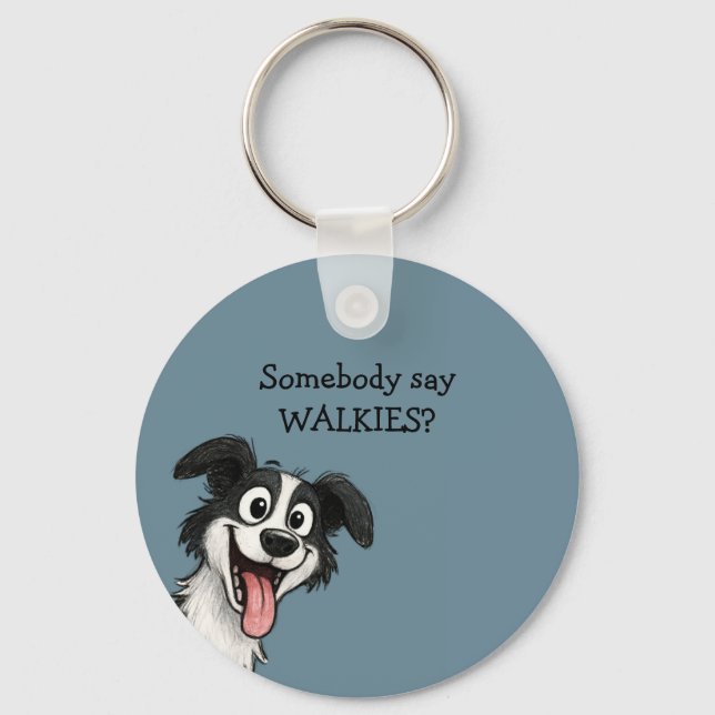 Cute Dog  Keychain (Front)