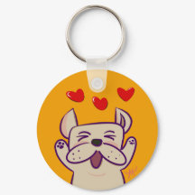 Cute Dog Keychain