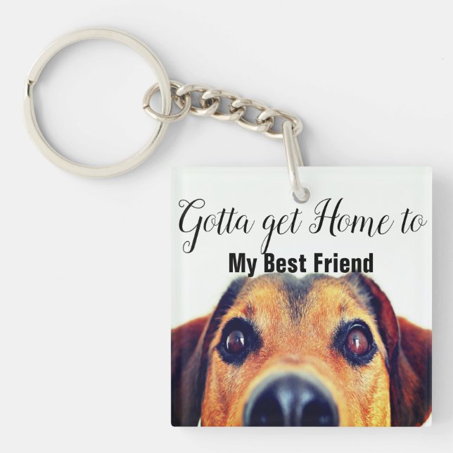 Cute Dog Keychain (Front)