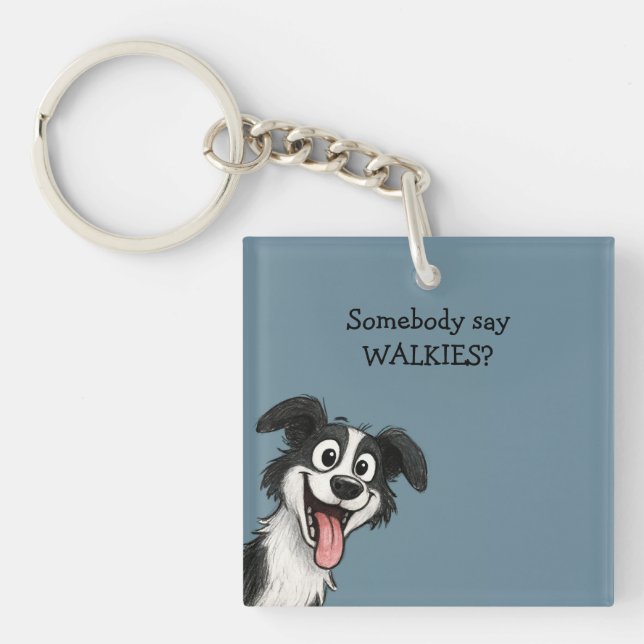 Cute Dog  Keychain (Front)